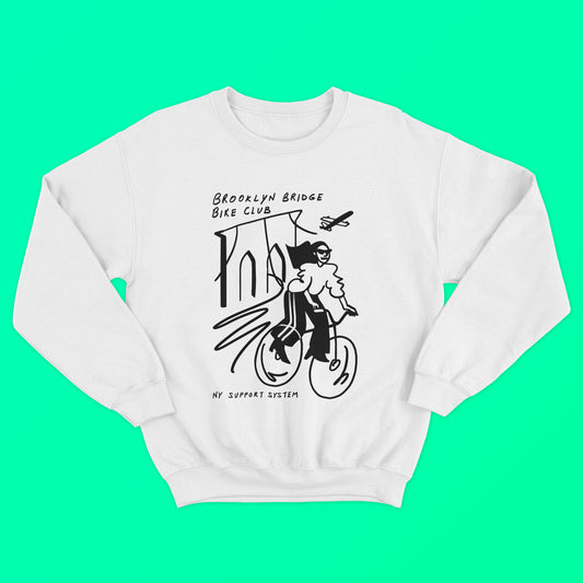 BROOKLYN BRIDGE BIKE CLUB CREWNECK