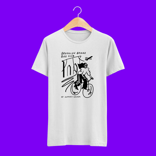 BROOKLYN BRIDGE BIKE CLUB T-SHIRT