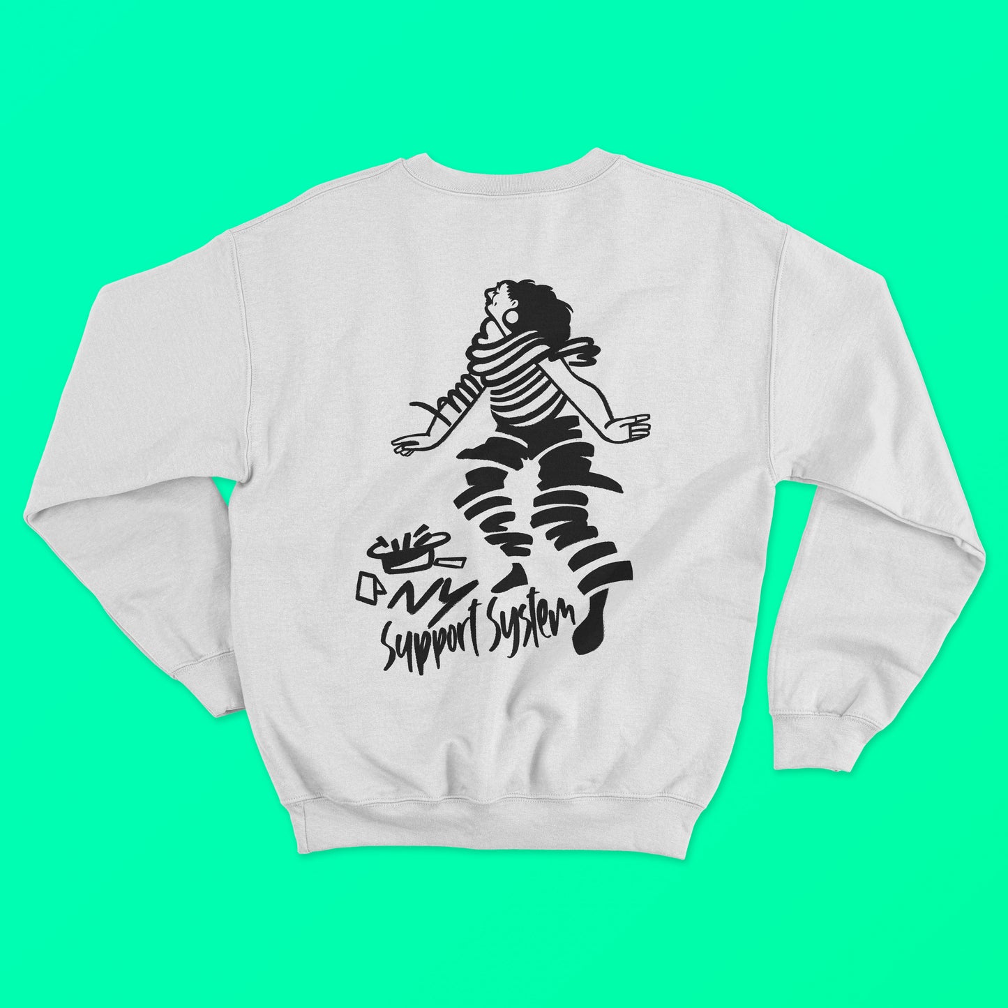 SUBWAY JAZZ / CURIOUS KID CREWNECK