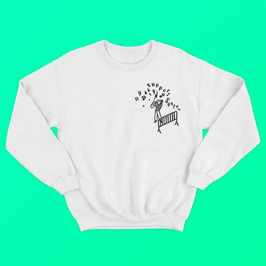 SUBWAY JAZZ / SAX PLAYER CREWNECK