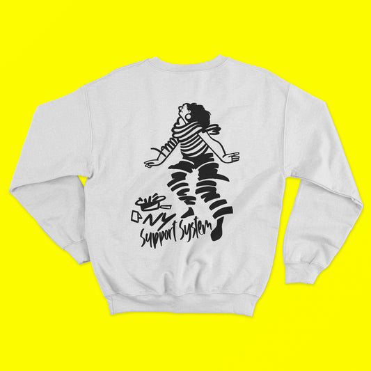 SUBWAY JAZZ / SAX PLAYER CREWNECK